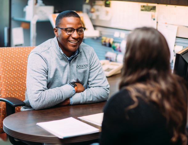 Advisor with Prospective Student