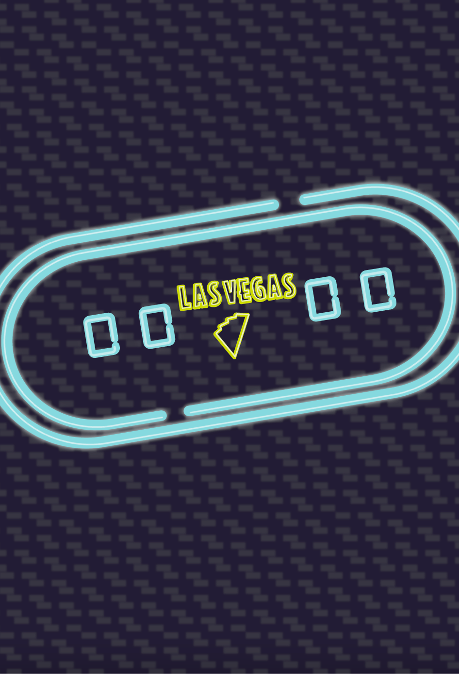 Las Vegas Stakes logo in neon.