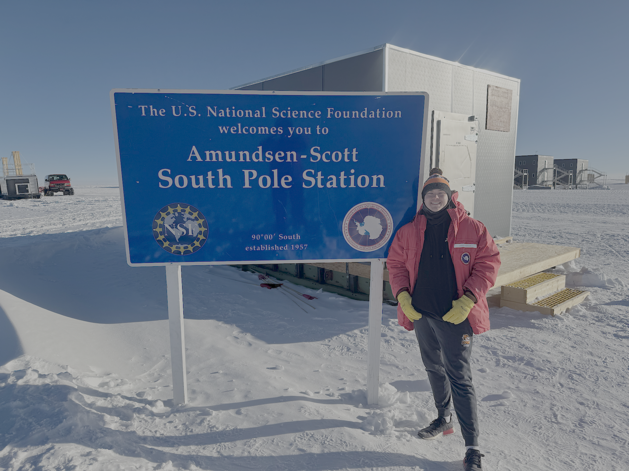 Jared Taylor at the Amundsen-Scott South Pole Station