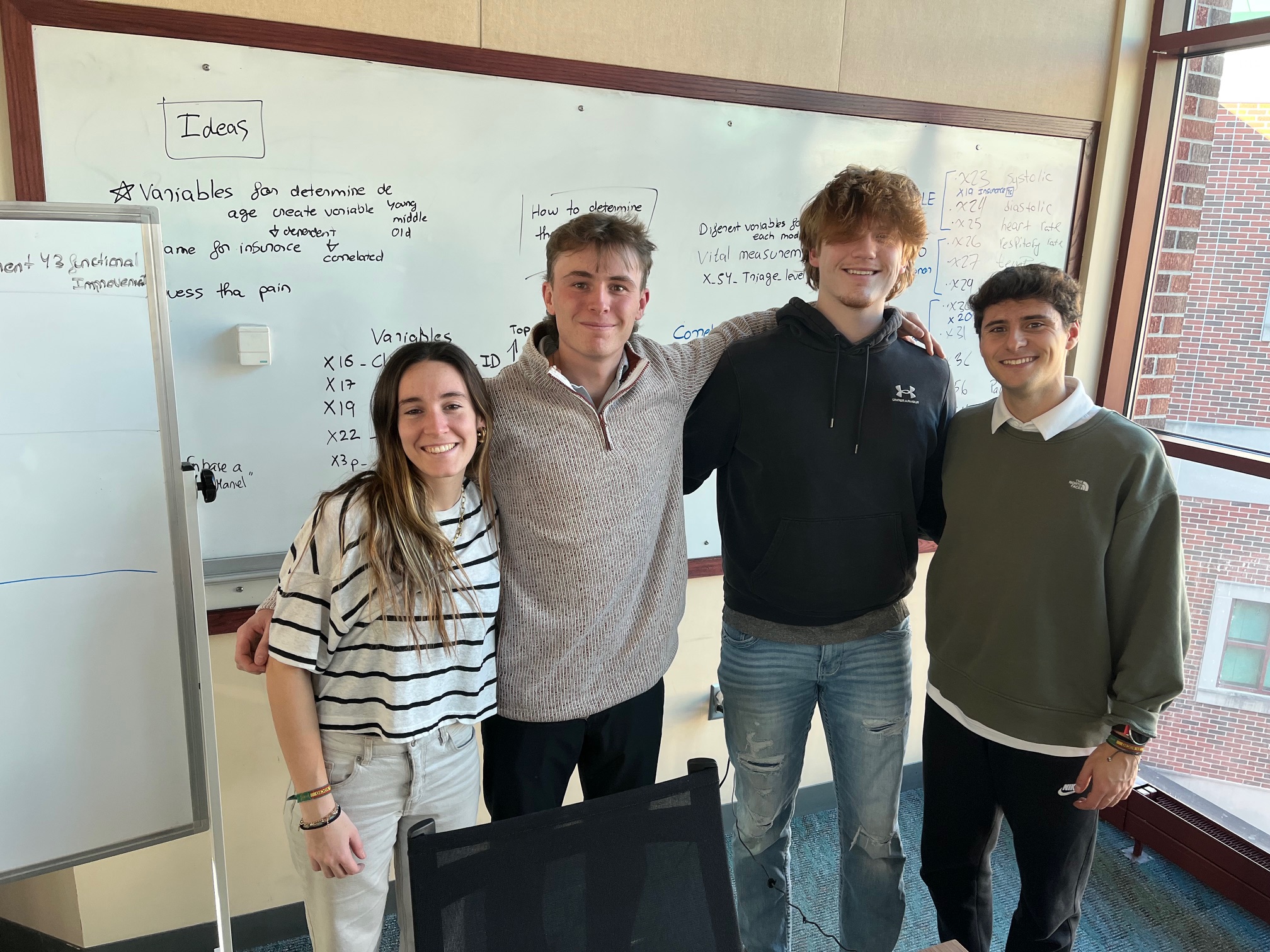 Math and data analytics students from Doane
