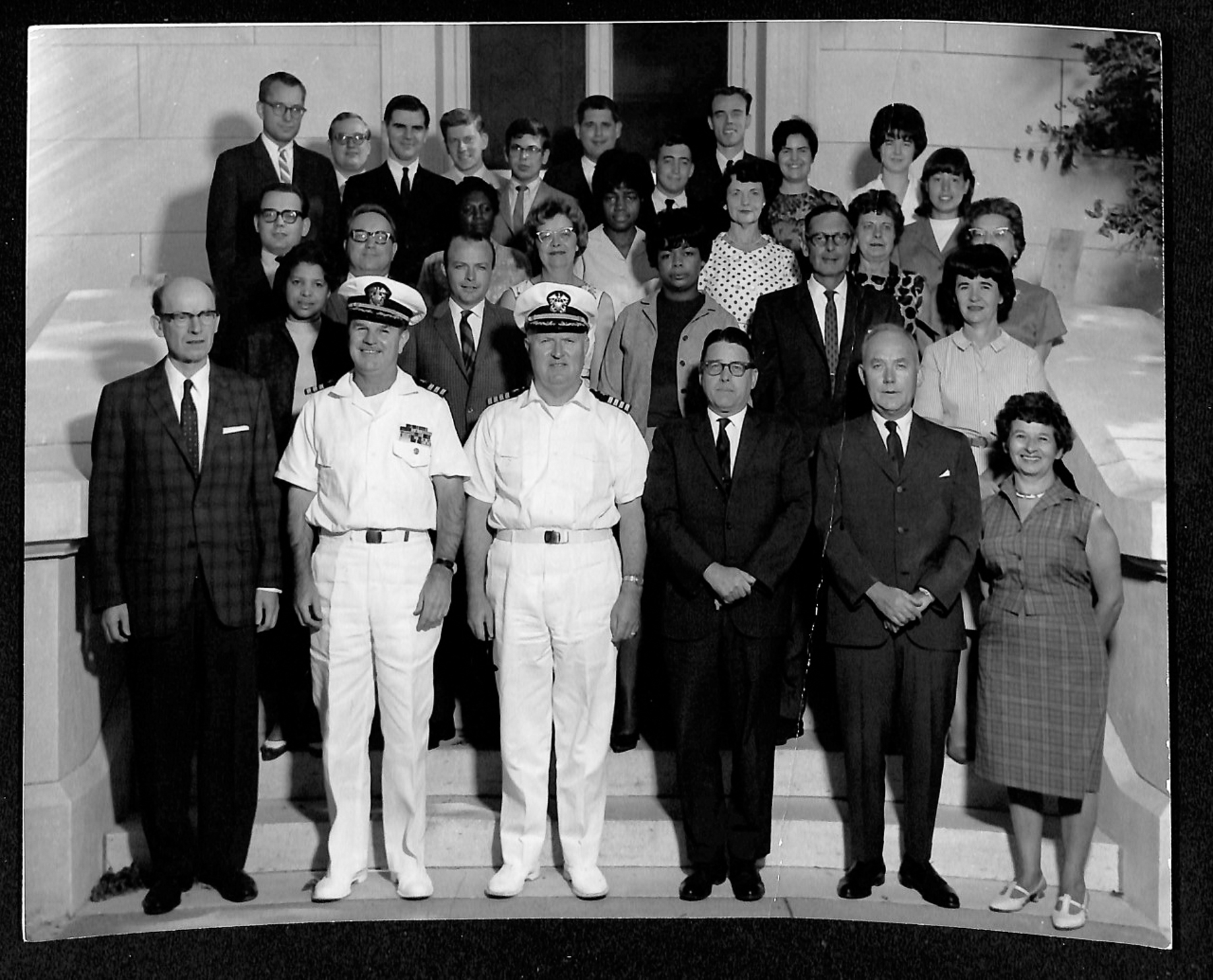 The staff of the Nautical Almanac Office, pictured in 1966. 