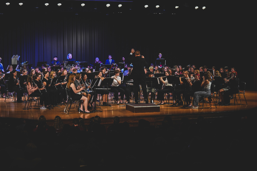 More than 200 students from 54 Nebraska high schools participated in Doane’s Fall Festival of Winds, held Saturday, Nov. 5.