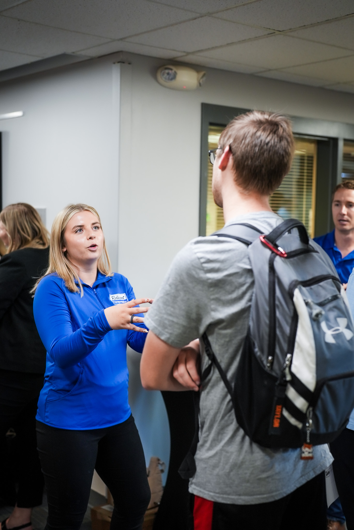 Maci McCarter Wallace ’25 represented her employer Reliant Transportation during Employer Connections at Doane University 