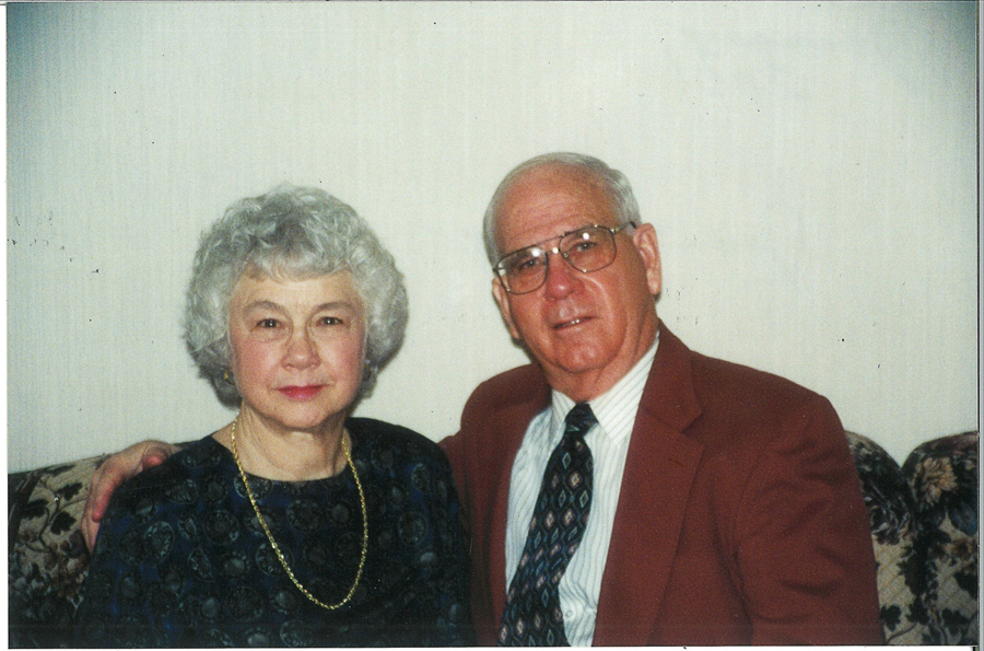 Margery Joan Hall Davison and her husband, the late Jerry Davison.