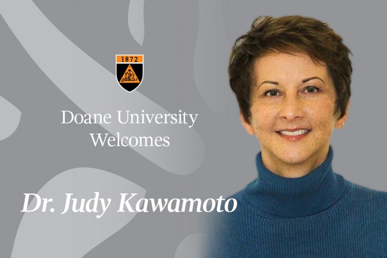 A graphic that says welcome, Dr. Judy Kawamoto, with Dr. Kawamoto's headshot.