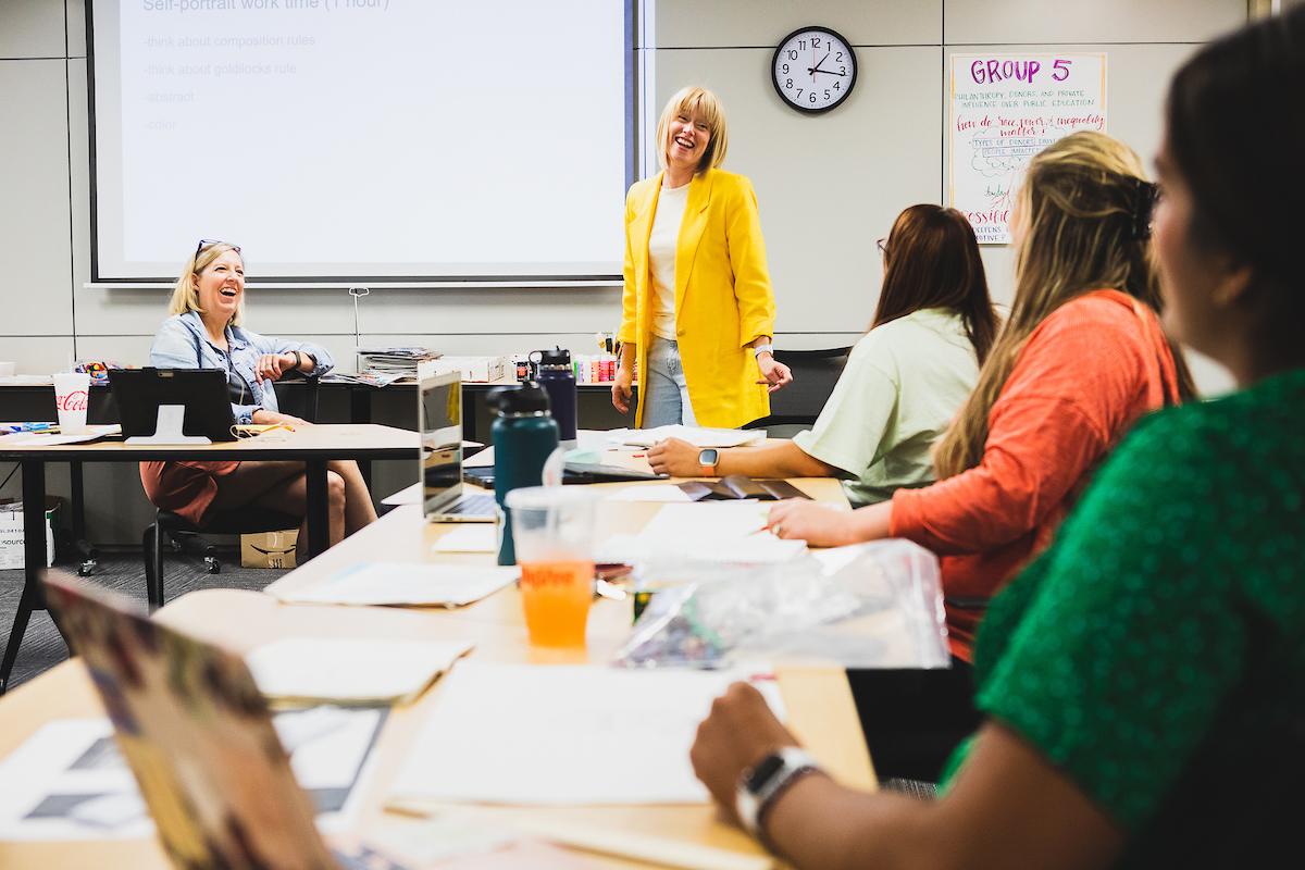 A Master of Education classroom