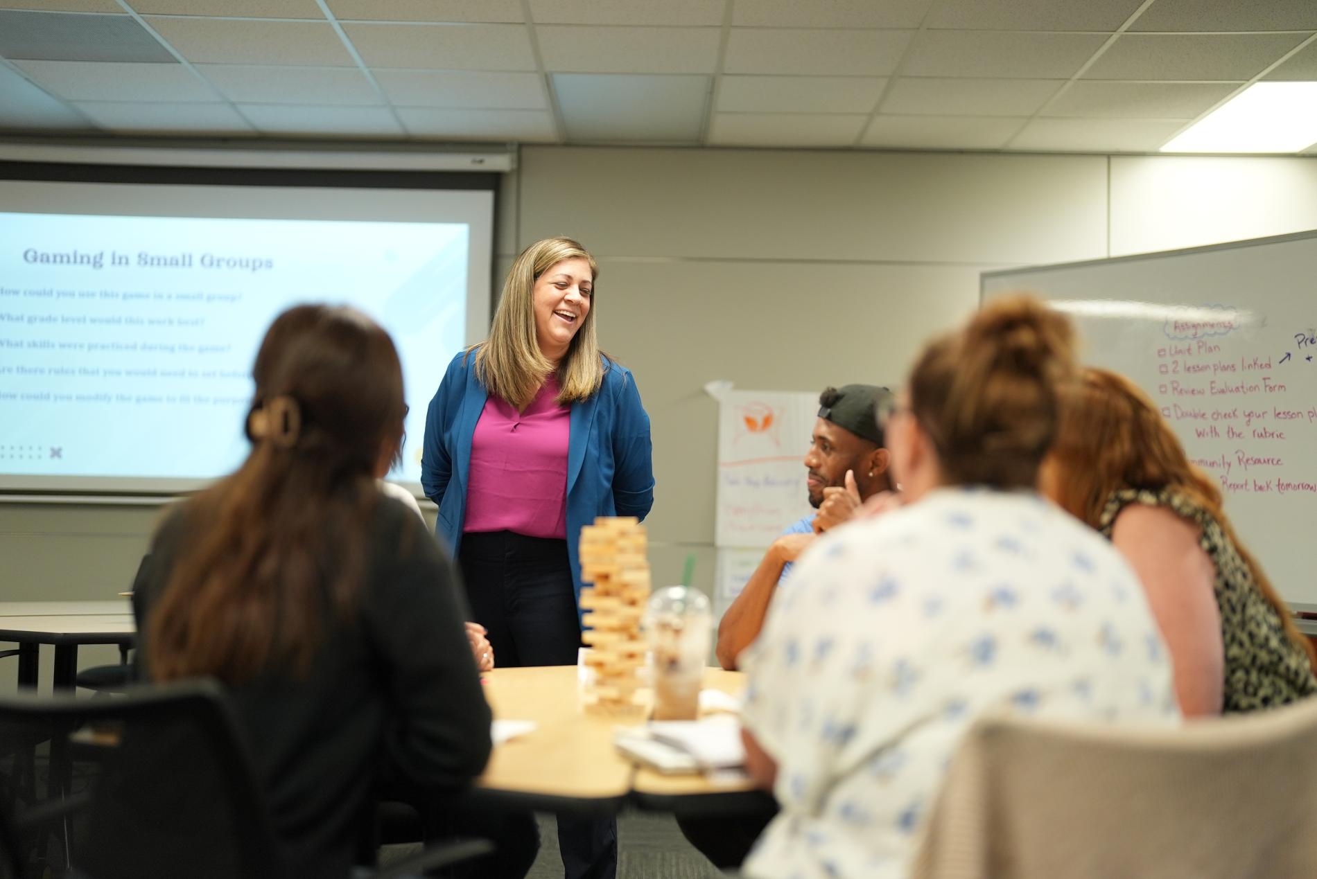 Rachel Catlett teaching at Doane University