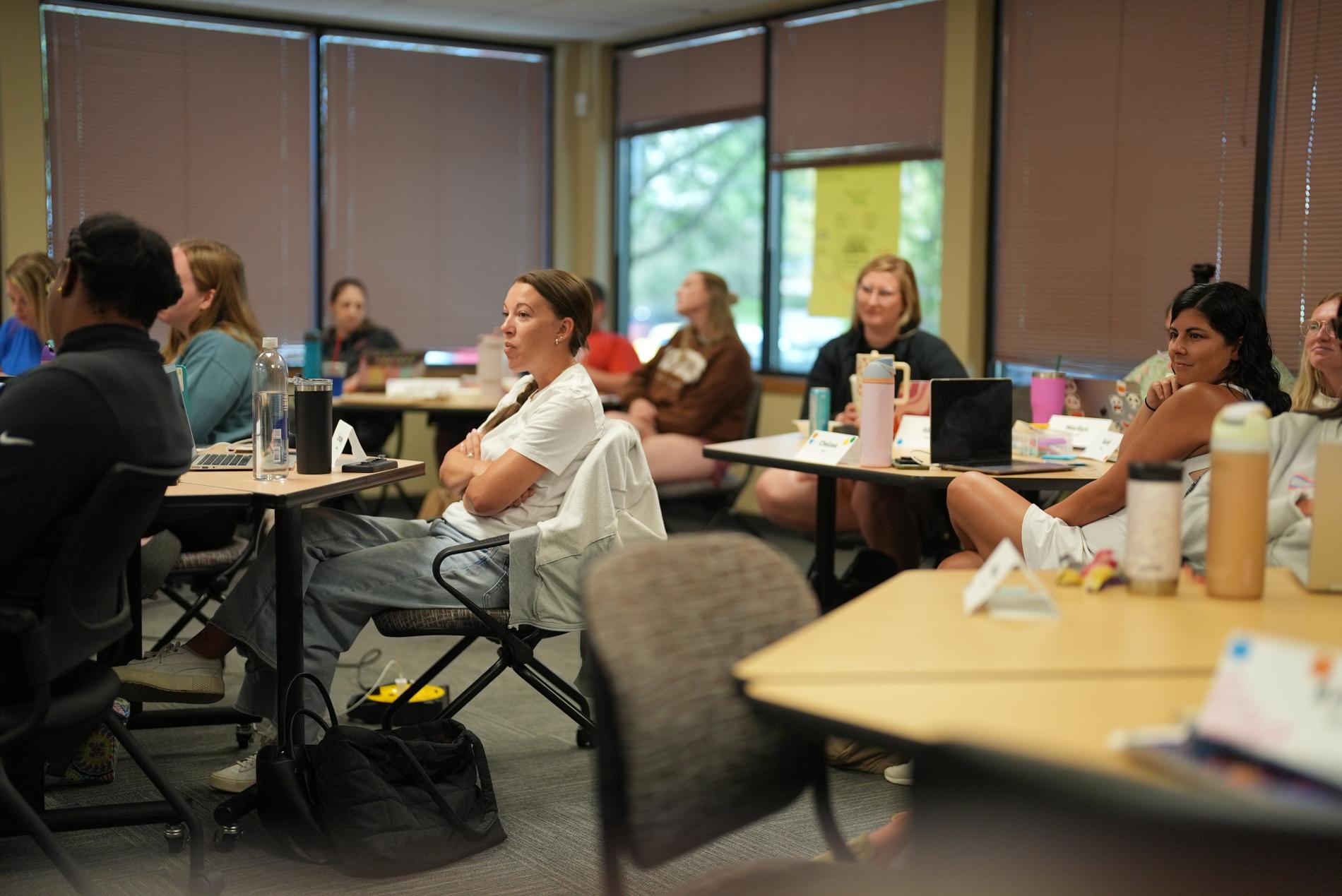 Students in a classroom on the Lincoln campus