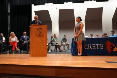 Eliza Molina Cruz receives the 2026 Michael Krantz Scholarship
