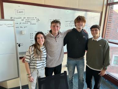 Math and data analytics students from Doane